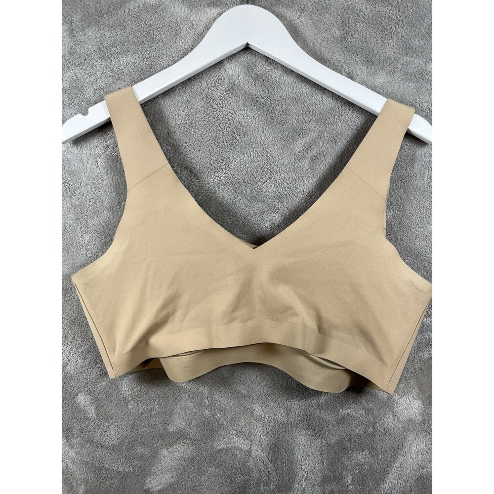 Honey Love Wire Free SoftForm Bra Womens Sz 1X LWBRO101‎ Beige Pullover Comfort - Picture 2 of 5